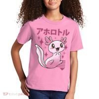 Kawaii Axolotl Kids T-Shirt thumb 2