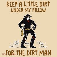 Keep A Little Dirt Under My Pillow Funny Cowboy Apparel Tote Bag thumb 4