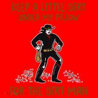 Keep A Little Dirt Under My Pillow Funny Cowboy Apparel Santa Hat thumb 1