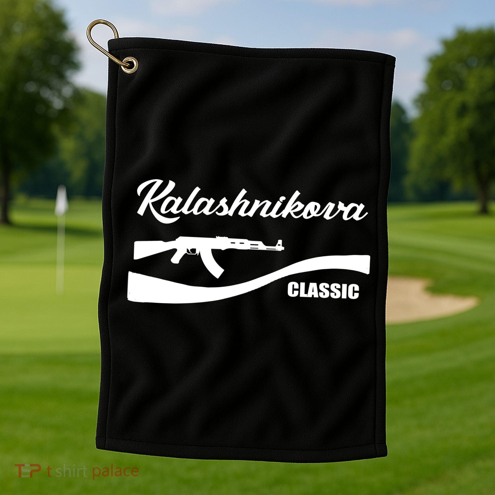 Kalashnikov AK47 Classic Golf Towel