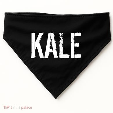 Kale Vegan Vegetarian Funny Parody USA-Made Doggie Bandana