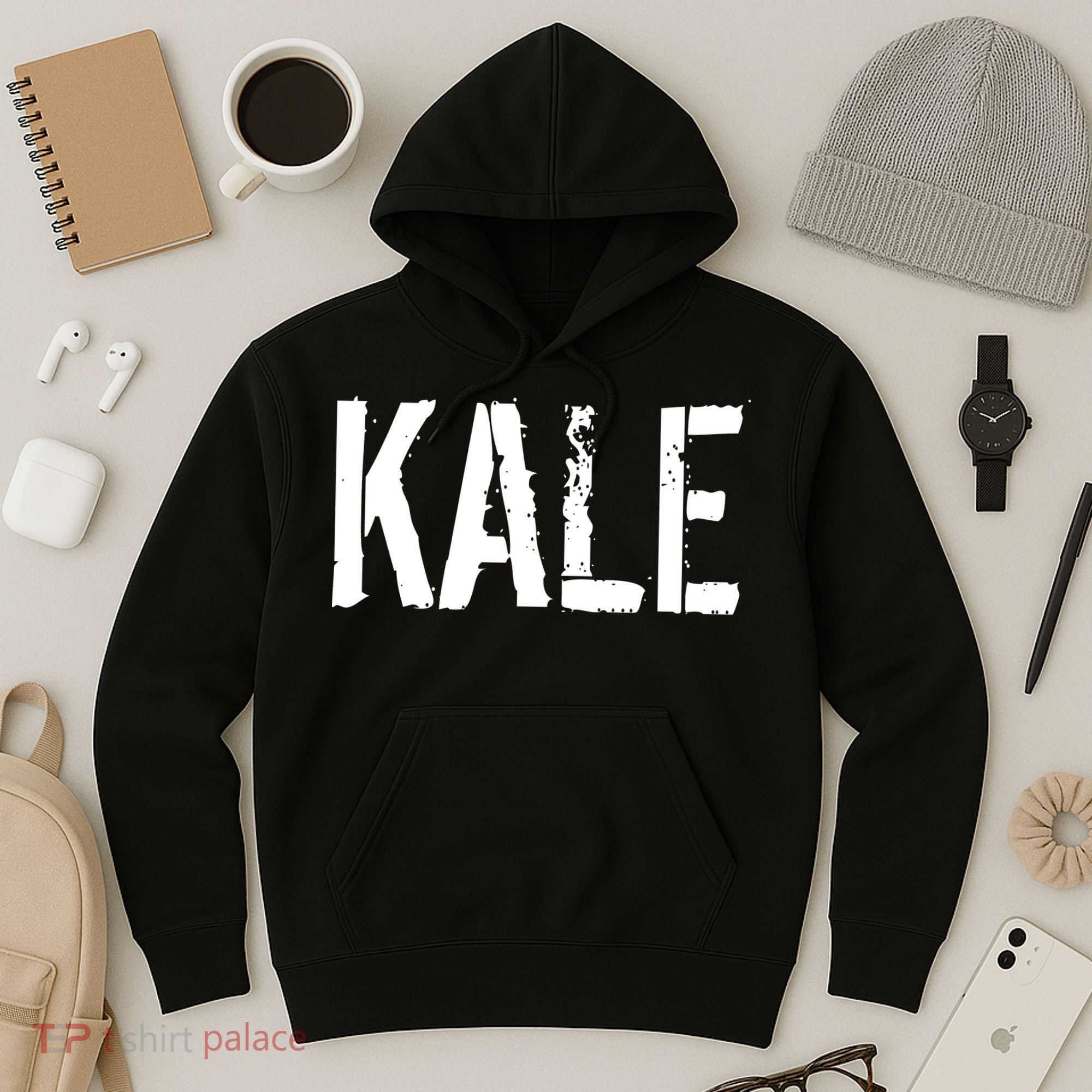 Kale Vegan Vegetarian Funny Parody Hoodie