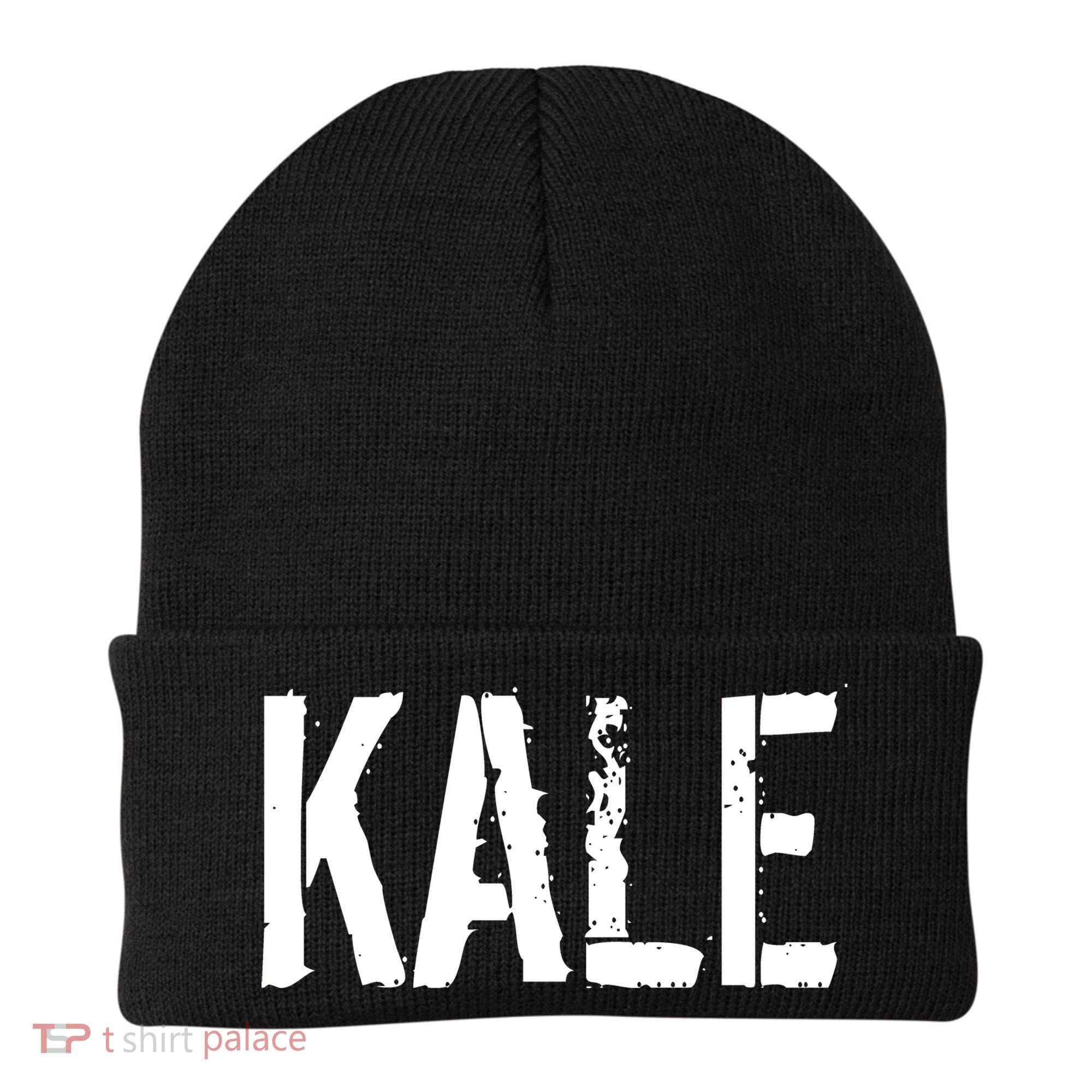 Kale Vegan Vegetarian Funny Parody Beanie