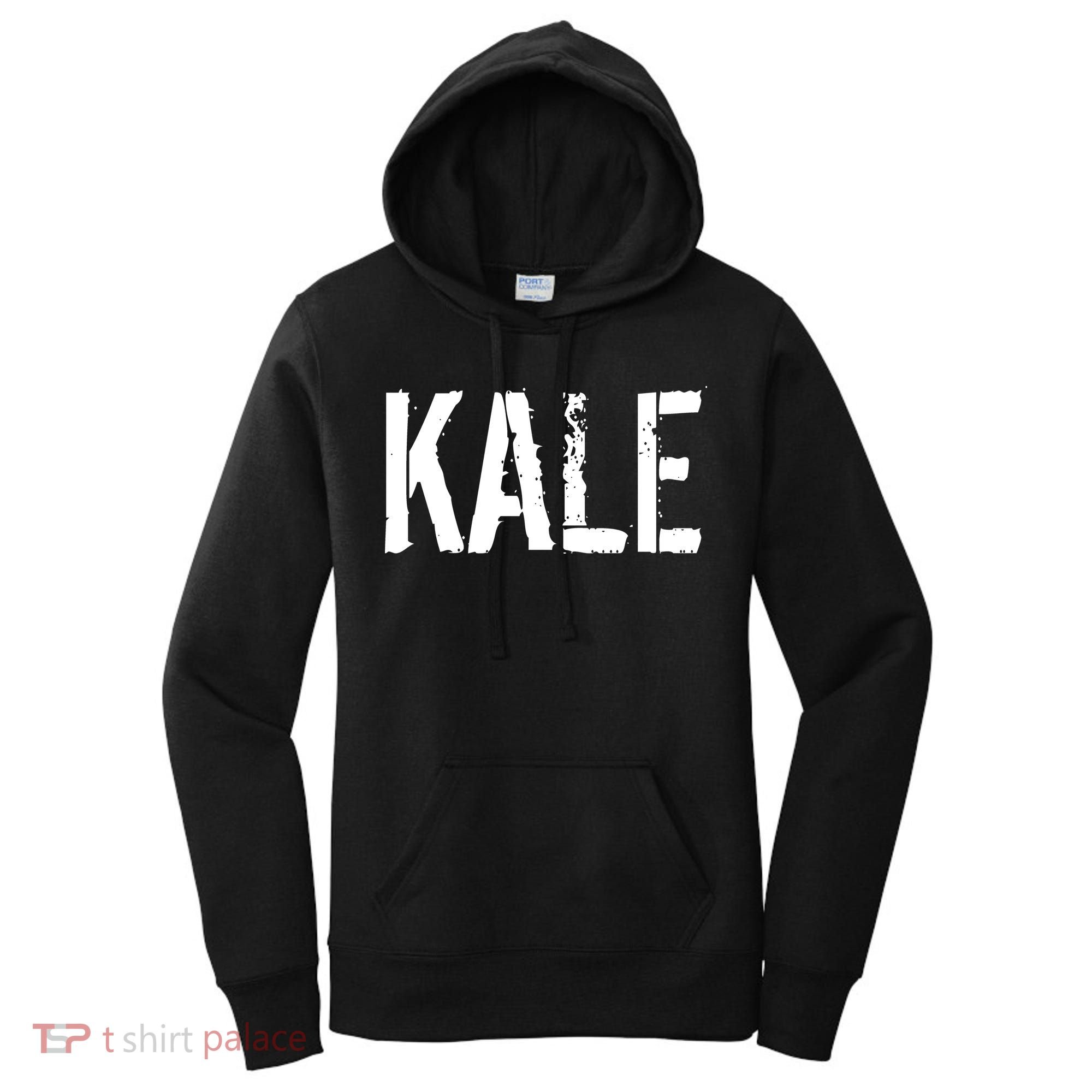 Kale Vegan Vegetarian Funny Parody Women's Hoodie