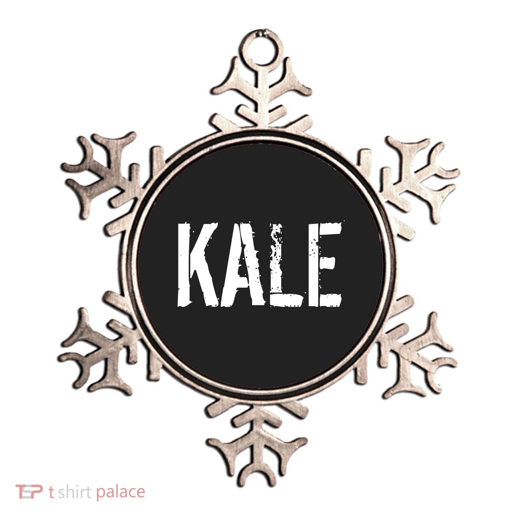 Kale Vegan Vegetarian Funny Parody Ornament