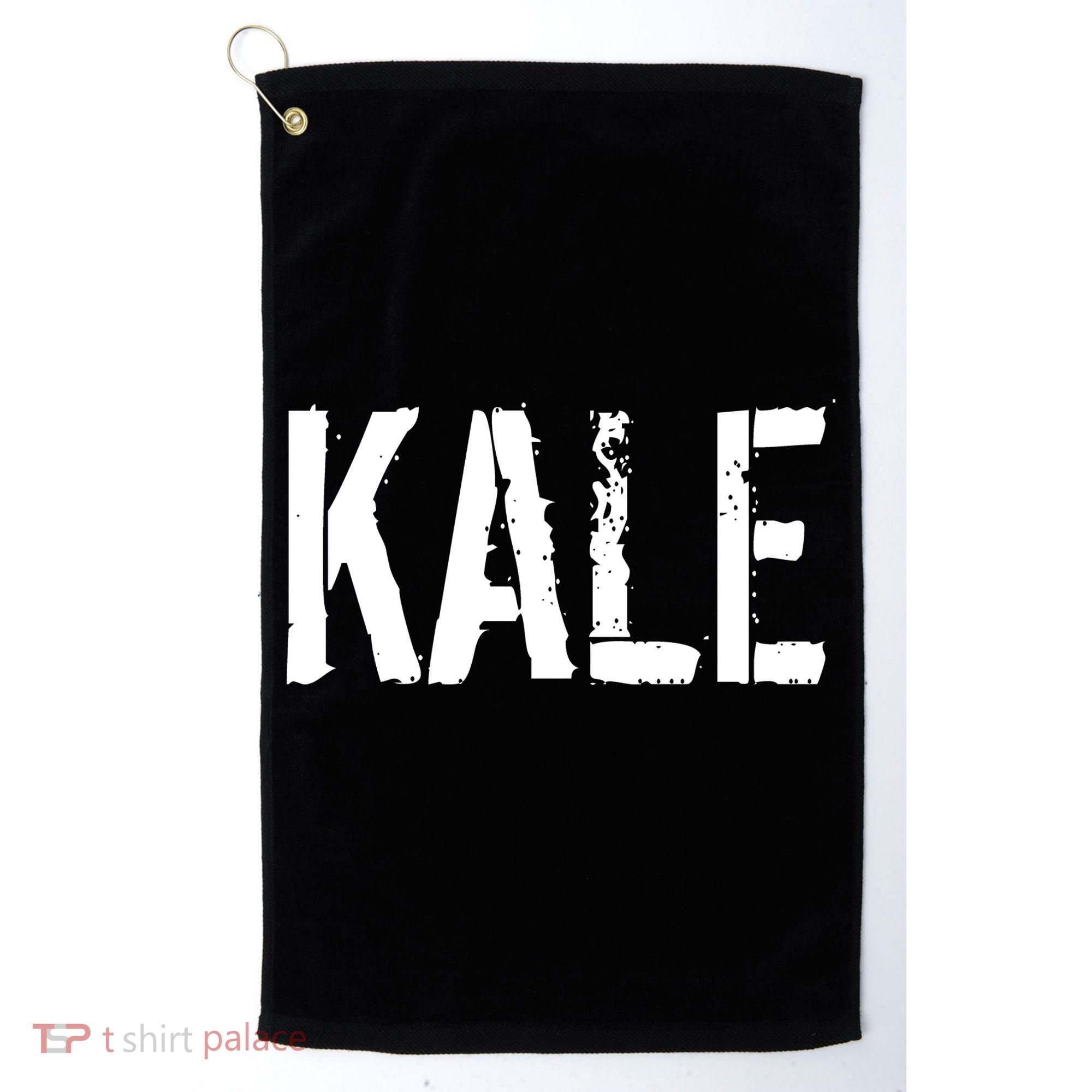 Kale Vegan Vegetarian Funny Parody Golf Towel