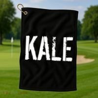 Kale Vegan Vegetarian Funny Parody Golf Towel thumb 1