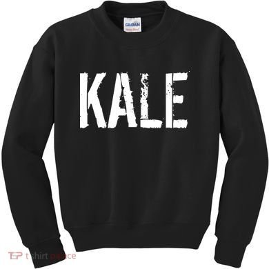 Kale Vegan Vegetarian Funny Parody Kids Sweatshirt
