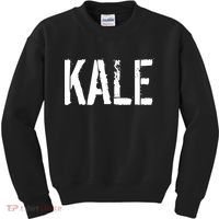Kale Vegan Vegetarian Funny Parody Kids Sweatshirt thumb 0