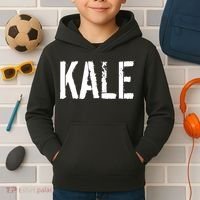Kale Vegan Vegetarian Funny Parody Kids Hoodie thumb 2