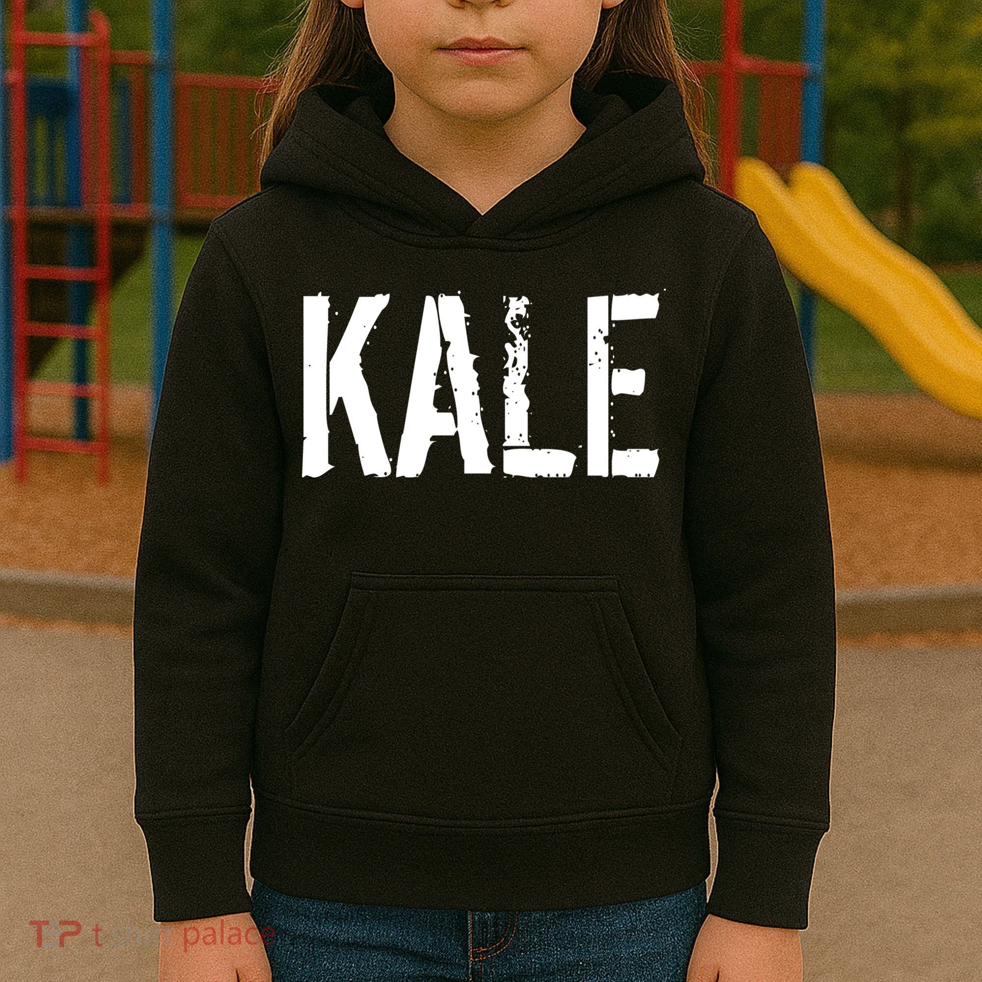 Kale Vegan Vegetarian Funny Parody Kids Hoodie