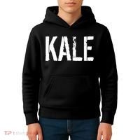 Kale Vegan Vegetarian Funny Parody Kids Hoodie thumb 4