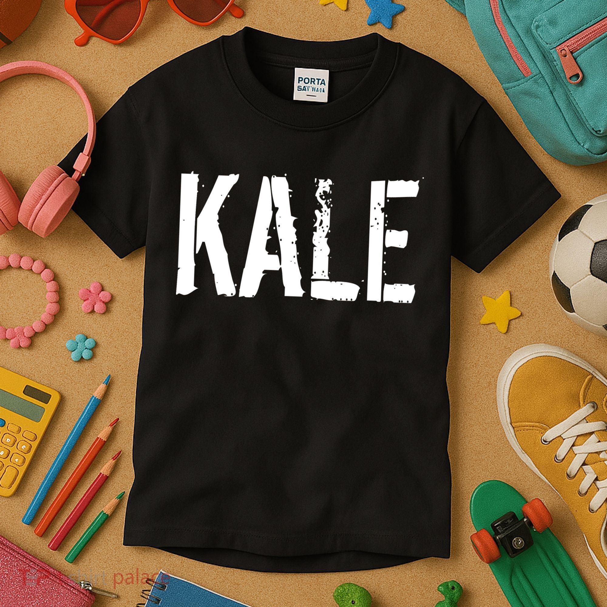 Kale Vegan Vegetarian Funny Parody Kids T-Shirt