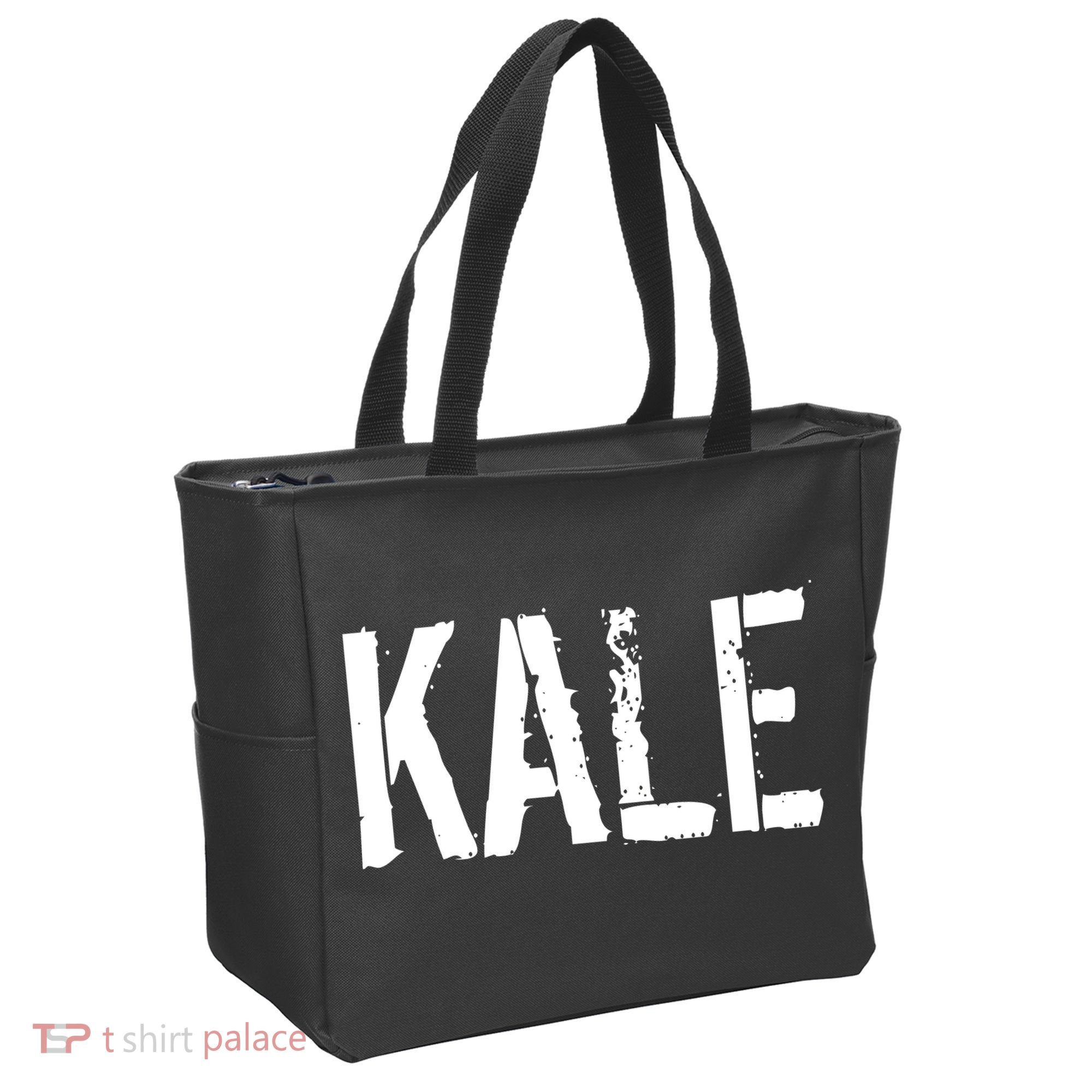 Kale Vegan Vegetarian Funny Parody Tote Bag