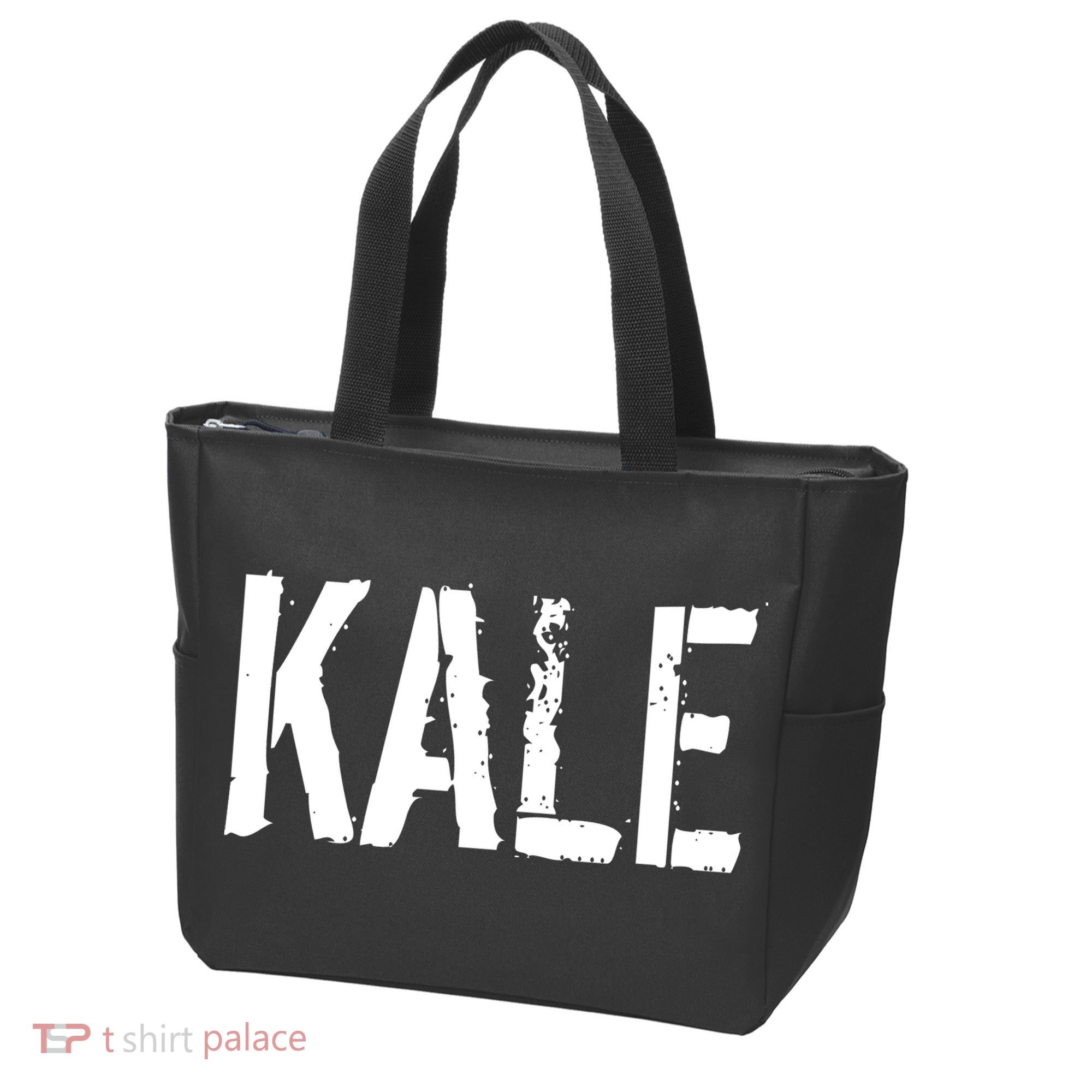 Kale Vegan Vegetarian Funny Parody Tote Bag