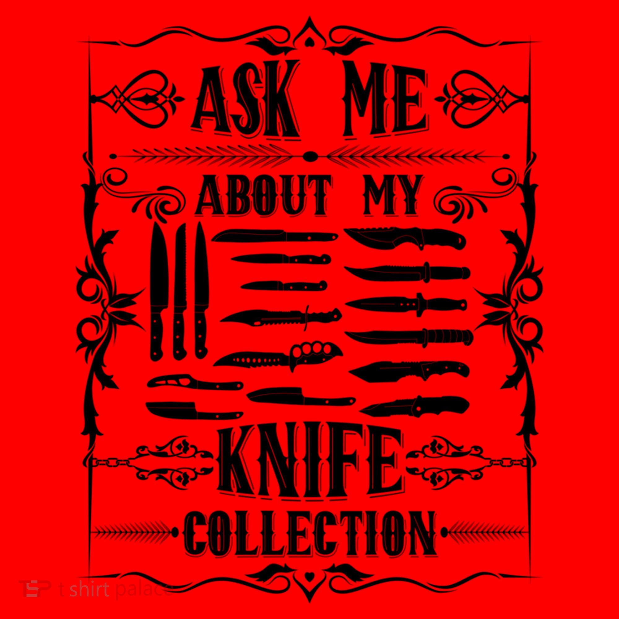 Knifeaholic Ask Me About My Knife Collection Knife Collector Great Gift Santa Hat