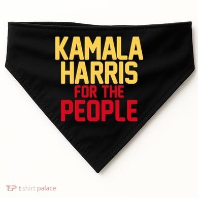 Kamala Harris For The People USA-Made Doggie Bandana