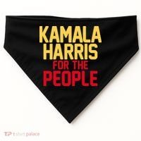 Kamala Harris For The People USA-Made Doggie Bandana thumb 0