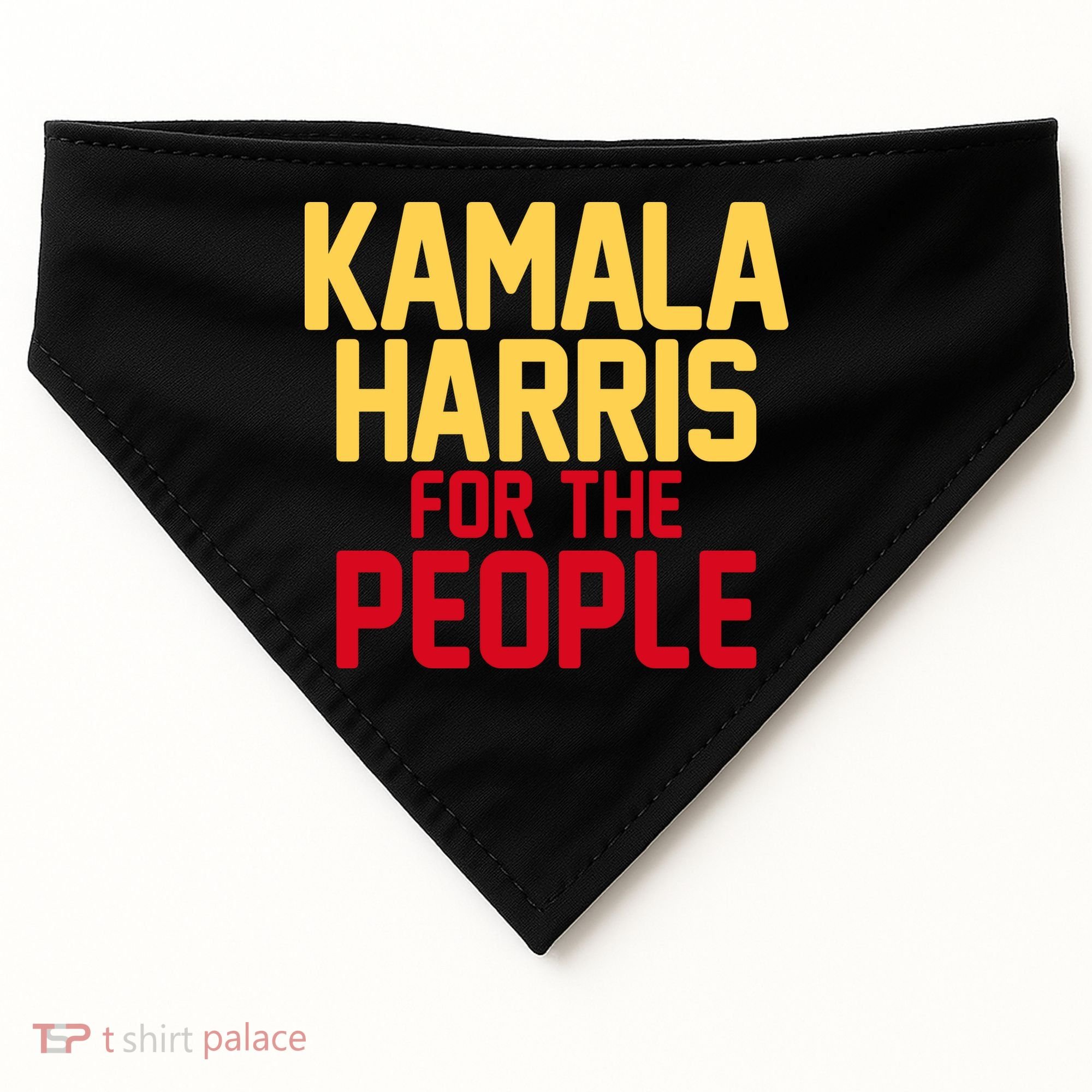 Kamala Harris For The People USA-Made Doggie Bandana