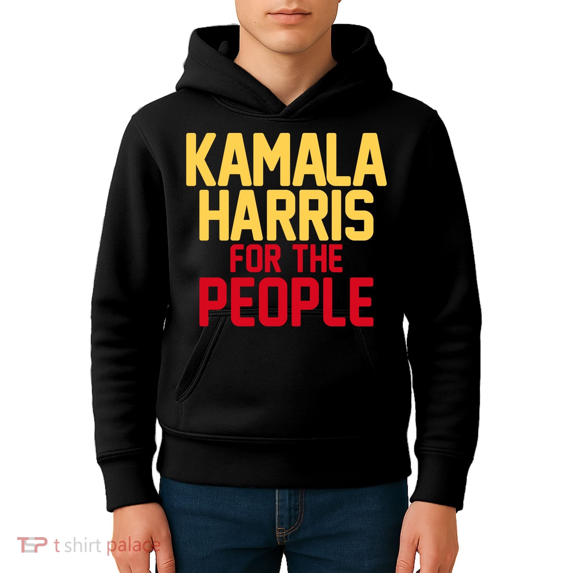 Kamala Harris For The People Kids Hoodie