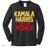 Kamala Harris For The People Kids Long Sleeve Shirt thumb 0