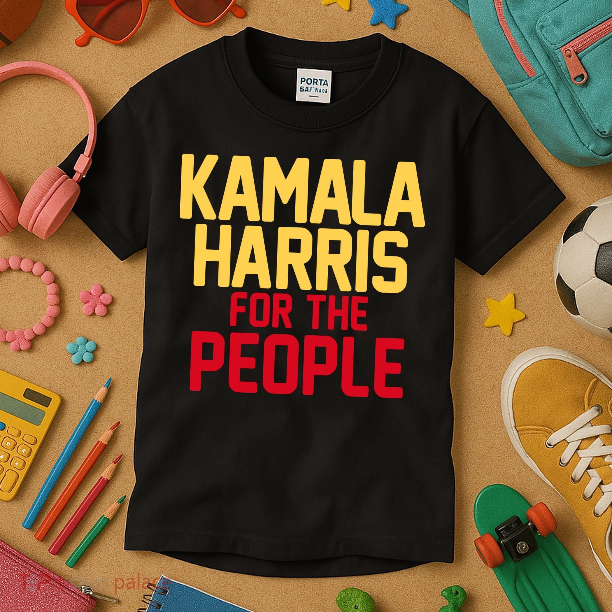 Kamala Harris For The People Kids T-Shirt