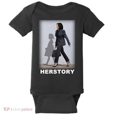 Kamala Harris Herstory Making History Baby Bodysuit