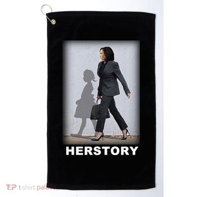 Kamala Harris Herstory Making History Golf Towel