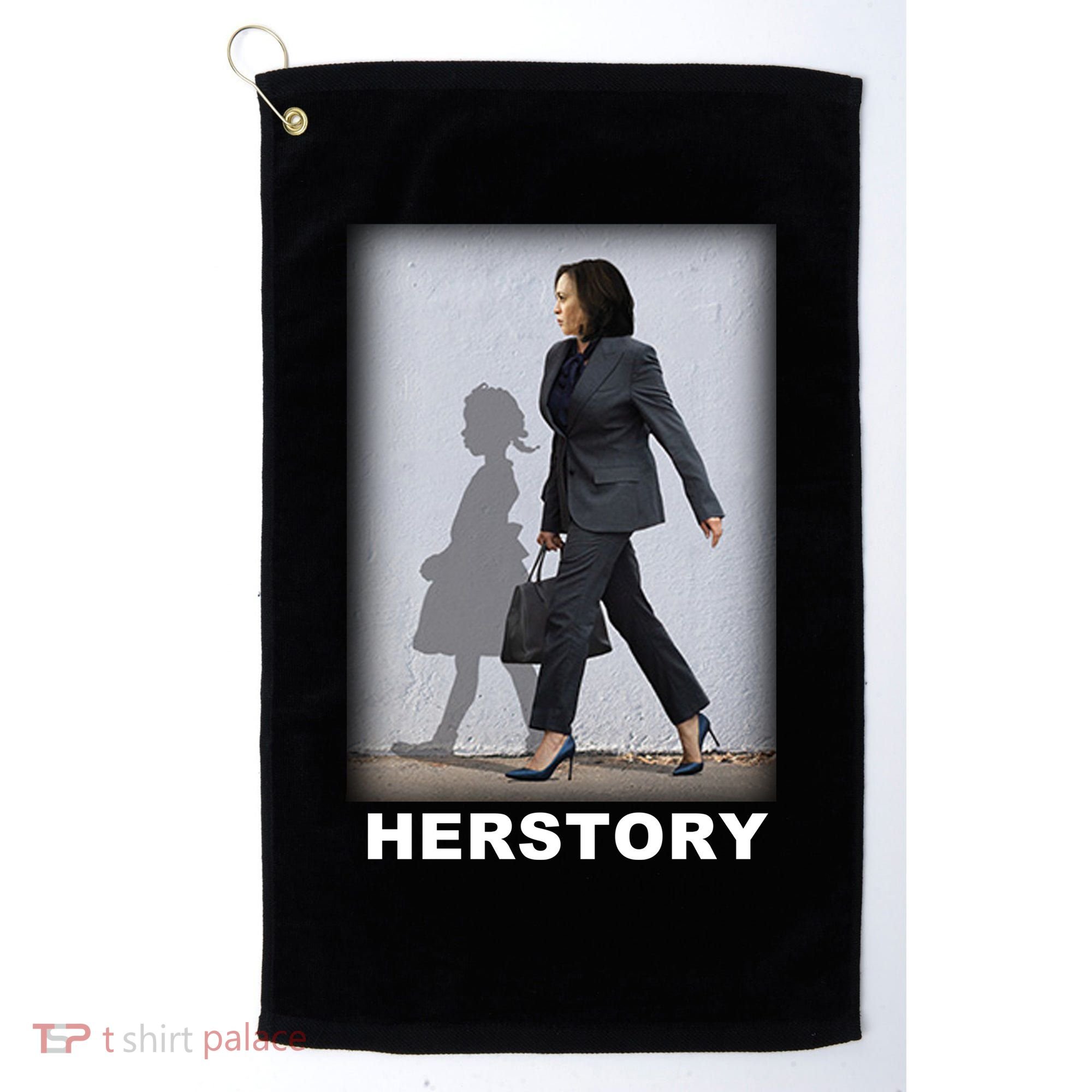Kamala Harris Herstory Making History Golf Towel