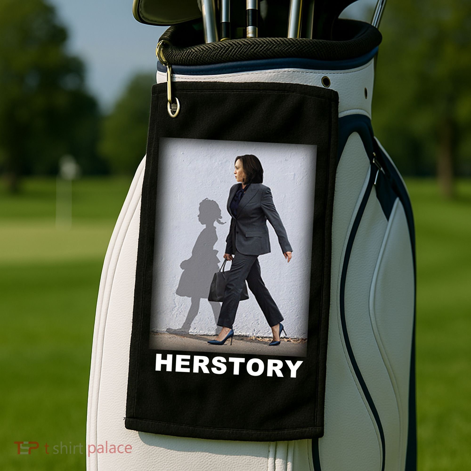 Kamala Harris Herstory Making History Golf Towel