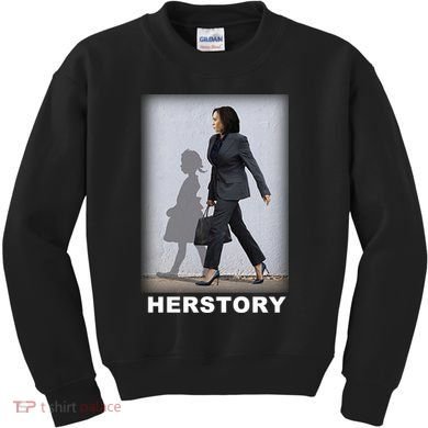 Kamala Harris Herstory Making History Kids Sweatshirt