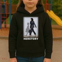 Kamala Harris Herstory Making History Kids Hoodie thumb 3