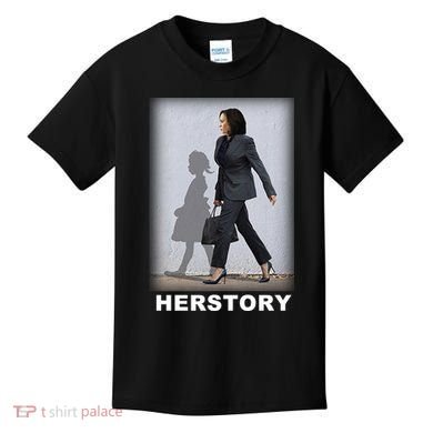 Kamala Harris Herstory Making History Kids T-Shirt