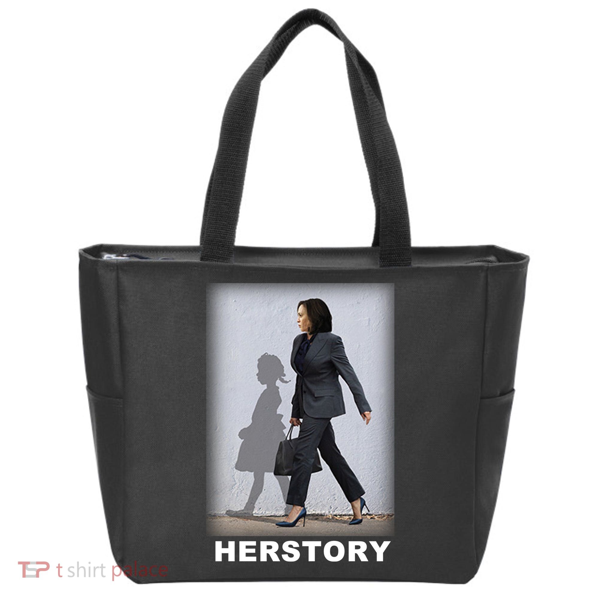 Kamala Harris Herstory Making History Tote Bag