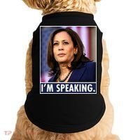 Kamala Harris I'm Speaking Vice President Debate Quote Doggie Tank thumb 0