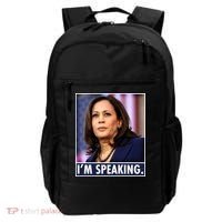 Kamala Harris I'm Speaking Vice President Debate Quote Backpack thumb 0