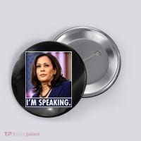 Kamala Harris I'm Speaking Vice President Debate Quote Button thumb 0