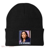 Kamala Harris I'm Speaking Vice President Debate Quote Beanie thumb 0