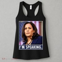 Kamala Harris I'm Speaking Vice President Debate Quote Women's Tank Top thumb 3