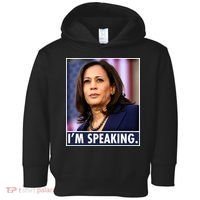 Kamala Harris I'm Speaking Vice President Debate Quote Toddler Hoodie thumb 0