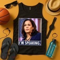 Kamala Harris I'm Speaking Vice President Debate Quote Tank Top thumb 4