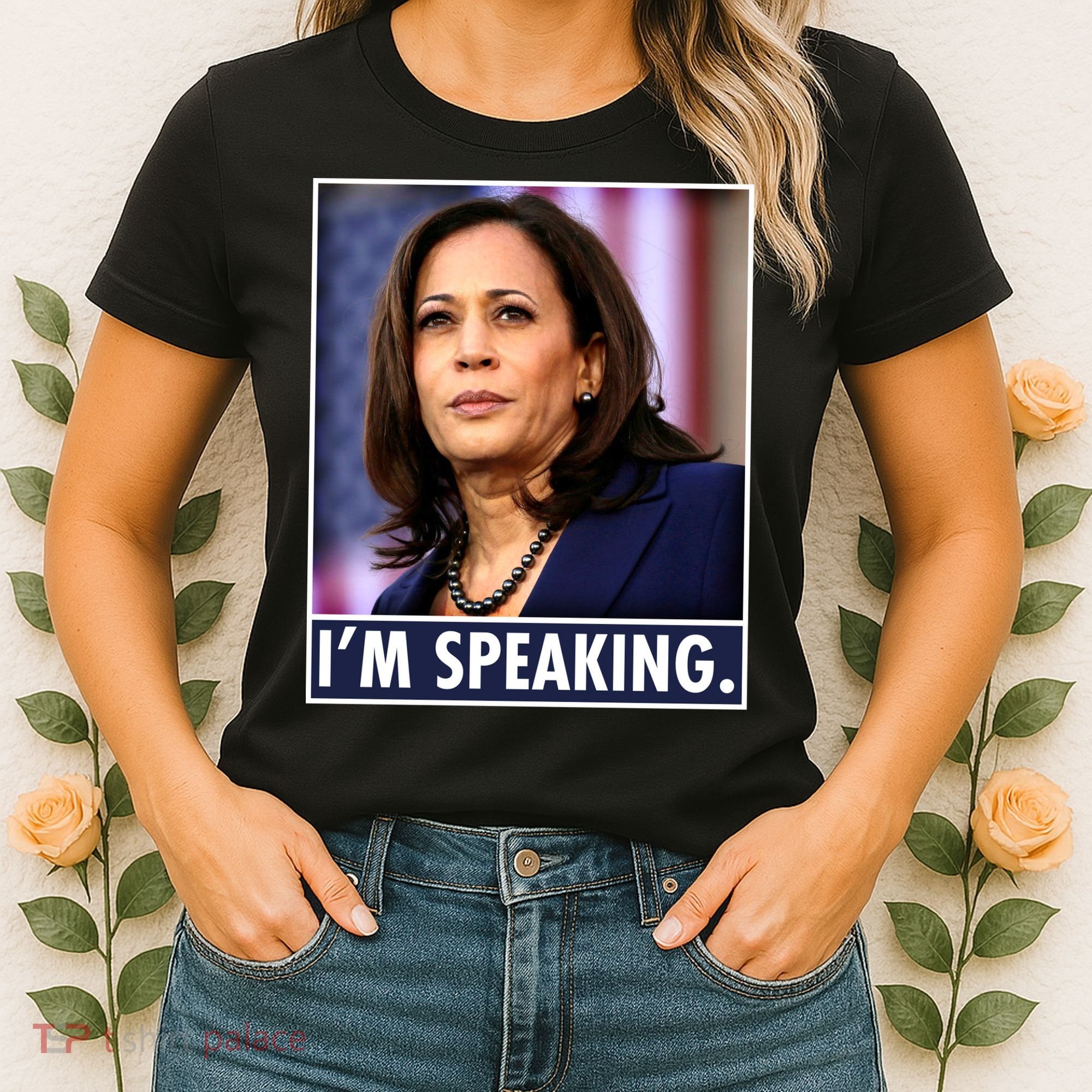 Kamala Harris I'm Speaking Vice President Debate Quote Women's T-Shirt