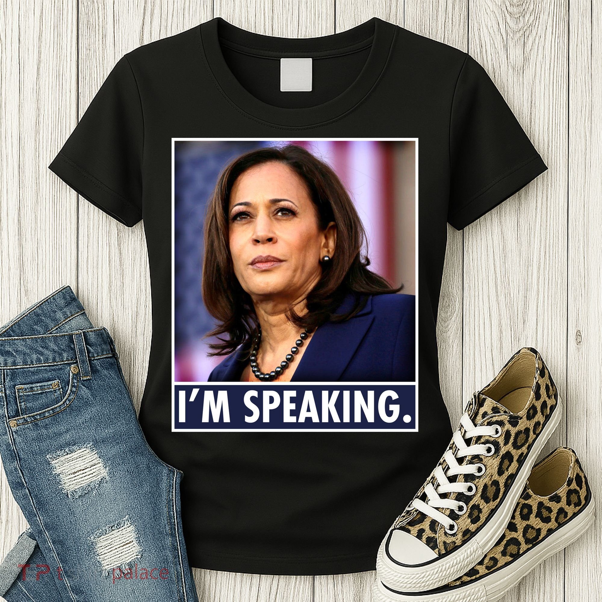 Kamala Harris I'm Speaking Vice President Debate Quote Women's T-Shirt