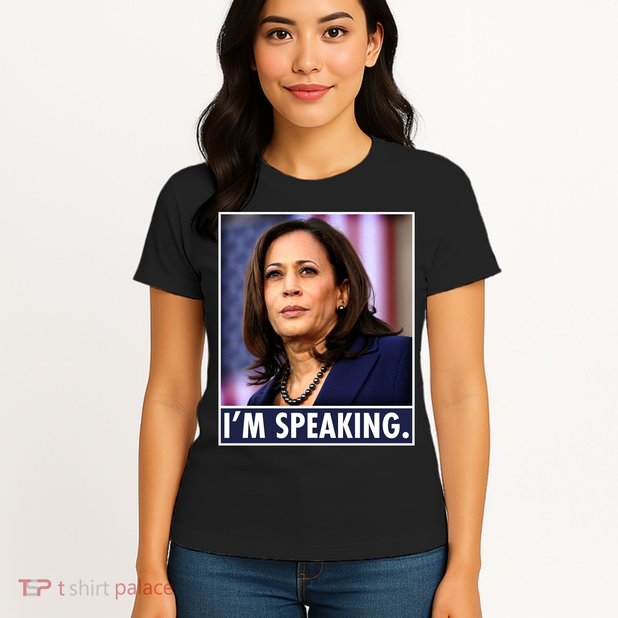 Kamala Harris I'm Speaking Vice President Debate Quote Women's T-Shirt
