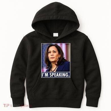 Kamala Harris I'm Speaking Vice President Debate Quote Kids Hoodie