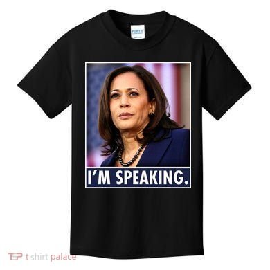 Kamala Harris I'm Speaking Vice President Debate Quote Kids T-Shirt
