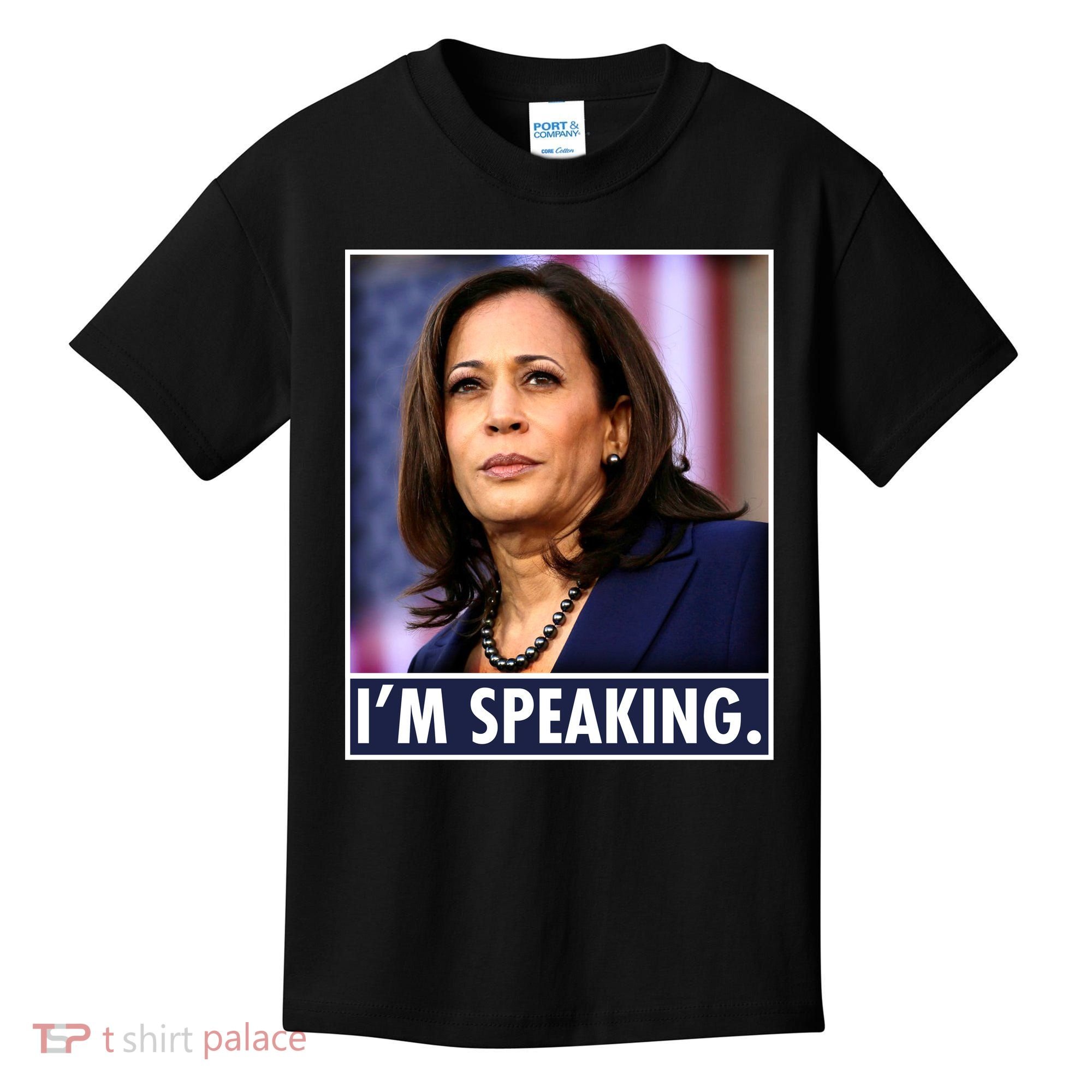 Kamala Harris I'm Speaking Vice President Debate Quote Kids T-Shirt
