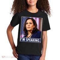 Kamala Harris I'm Speaking Vice President Debate Quote Kids T-Shirt thumb 2