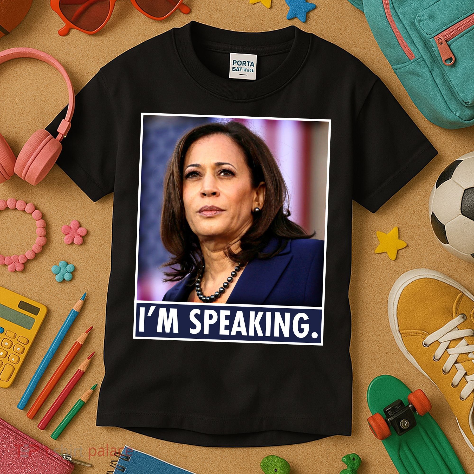 Kamala Harris I'm Speaking Vice President Debate Quote Kids T-Shirt
