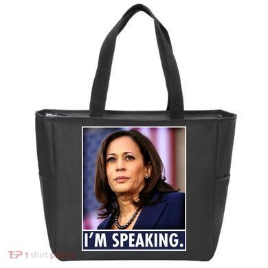 Kamala Harris I'm Speaking Vice President Debate Quote Tote Bag